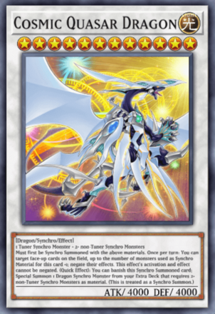 Cosmic Quasar Dragon