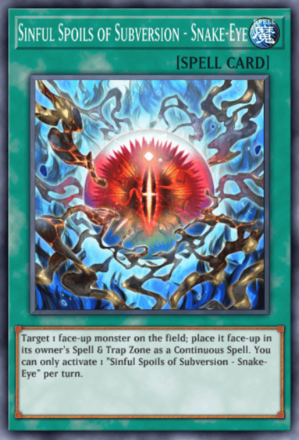 Sinful Spoils of Subversion - Snake-Eye