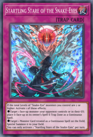 Startling Stare of the Snake-Eyes