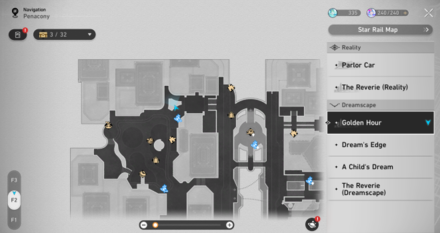 Honkai Star Rail -clockwork bocchi map