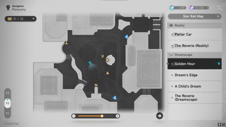 Honkai Star Rail -brona map
