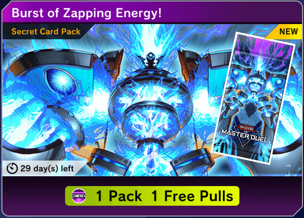 Master Duel - Burst of Zapping Energy! Shop Offer