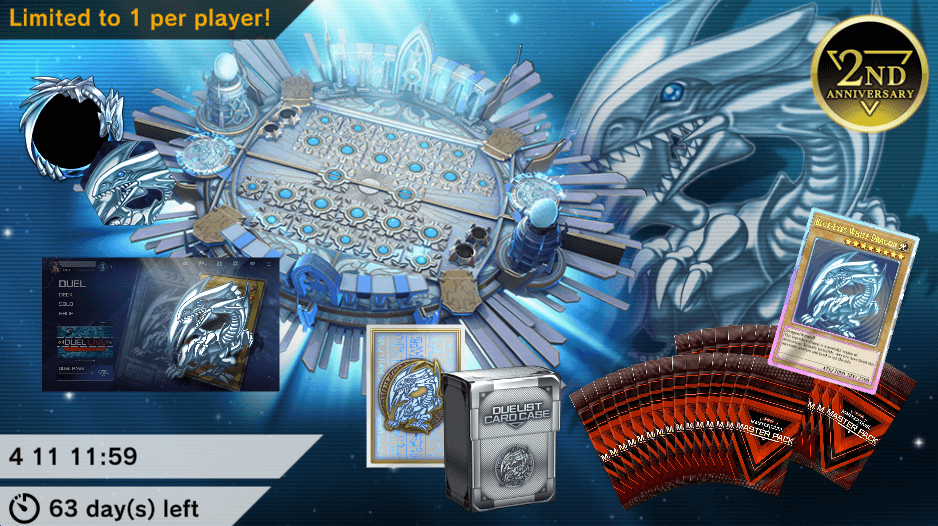 Master Duel - Blue-Eyes White Dragon 2nd Anniversary UR Bundle