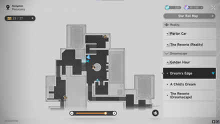 Honkai Star Rail -claudia map