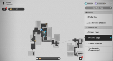 Honkai Star Rail -go ray map