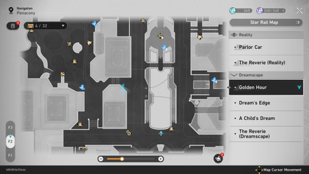 Honkai Star Rail -chabro map