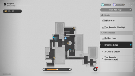 Honkai Star Rail -producer map