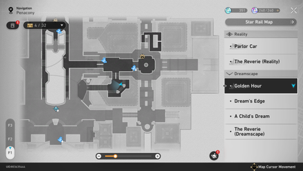 Honkai Star Rail -Keenan map