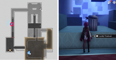 Honkai Star Rail - The Reverie Dreamscape - Lordly Trashcan Challenge Location 1