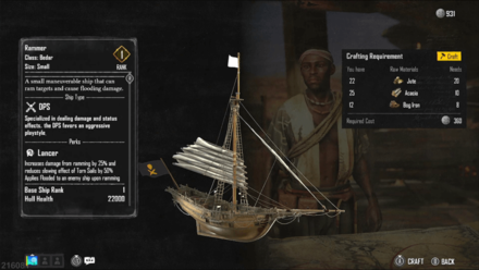 Skull and Bones - Crafting the Rammer