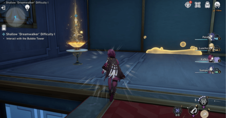 Honkai Star Rail - Dreamwalker Shallow Dreamscape Difficulty 1 - Step 1