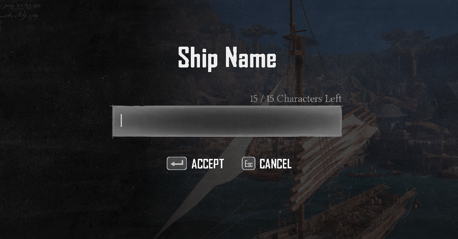 Skull and Bones - Change Ship Name