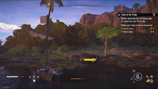 Skull and Bones Gathering Wood