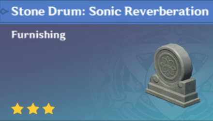 Genshin Impact - How to Get Stone Drum: Sonic Reverberation Furnishing