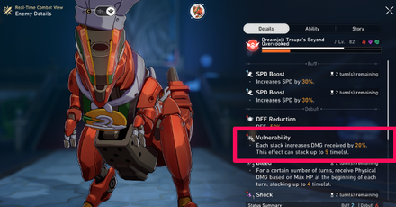 Honkai Star Rail - Vulnerability