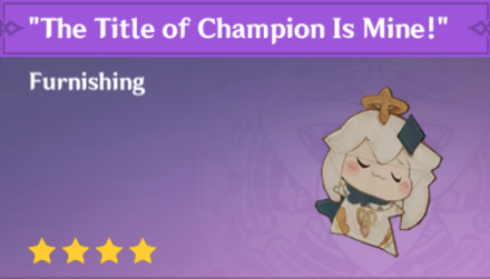 Genshin Impact - The Title of Champion is Mine Paimon Kite