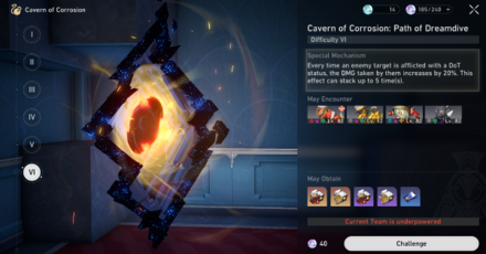 Honkai Star Rail - Cavern of Corrosion - Path of Dreamdive