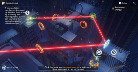 Honkai Star Rail - Shallow Bubble Pinball Difficulty 2 Puzzle Step 2