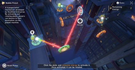 Honkai Star Rail - Deep Bubble Pinball Difficulty 1 Puzzle 1 Step 2