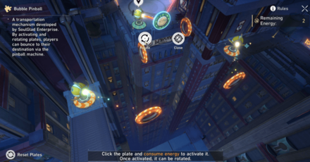 Honkai Star Rail - Deep Bubble Pinball Difficulty 1 Puzzle 2 Step 1