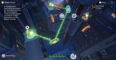 Honkai Star Rail - Deep Bubble Pinball Difficulty 1 Puzzle 1 Solution