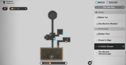 Honkai Star Rail -memories iii map