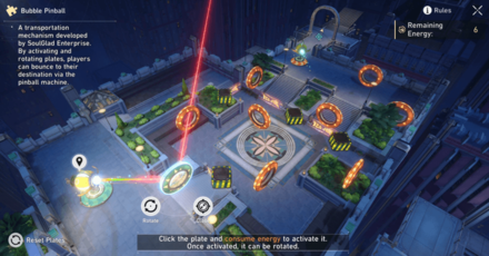 Honkai Star Rail - Deep Bubble Pinball Difficulty 3 Puzzle Step 1