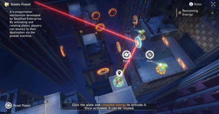 Honkai Star Rail - Deep Bubble Pinball Difficulty 4 Puzzle 1 Step 1