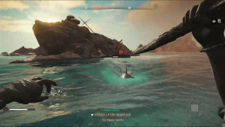 Skull and Bones - Using the Hunting Spear