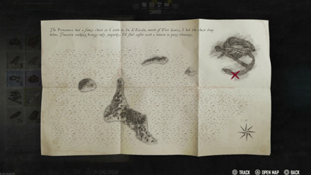 Skull and Bones - Treasure Map Clue