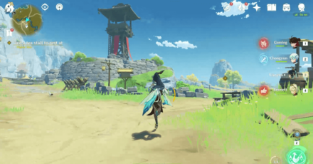 Genshin - The Glede Returns to the Pavilion - Find a Tea Stall to Rest At