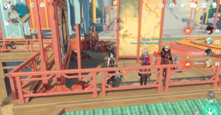 Genshin - 2024 Lantern Rite Character Locations - Act 3 Vlad and Nadia World