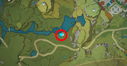 Genshin - 2024 Lantern Rite Character Locations - Act 3 Xiao Map