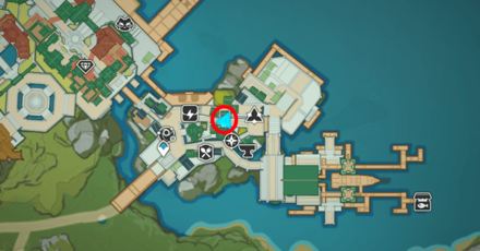 Genshin - 2024 Lantern Rite Character Locations - Act 3 Xianyun and Keqing Map