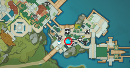 Genshin - 2024 Lantern Rite Character Locations - Act 3 Shenhe and Ganyu Map