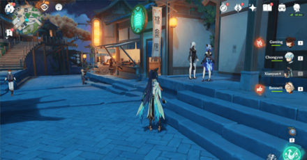 Genshin - 2024 Lantern Rite Character Locations - Act 3 Shenhe and Ganyu World