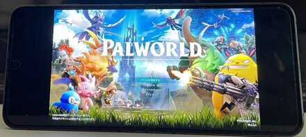 Palworld Being Played on Mobile Device