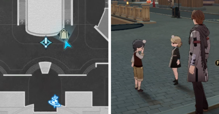 Honkai Star Rail - Angry Gear Location - Pepeshi in front of SoulGlad Trolley in Golden Hour