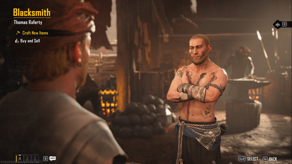 Skull and Bones - Craft Through a Blacksmith