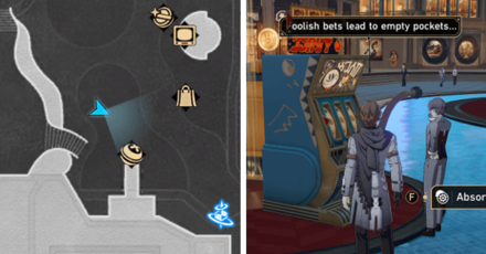 Honkai Star Rail - Angry Gear Location - Man Trying to Play Dreamy Slots in Golden Hour