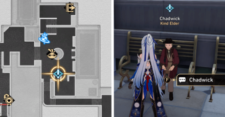 Honkai Star Rail - Chadwick NPC Location