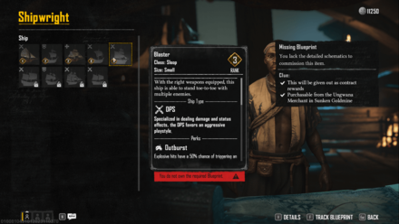 Skull and Bones - Blaster Shipwright