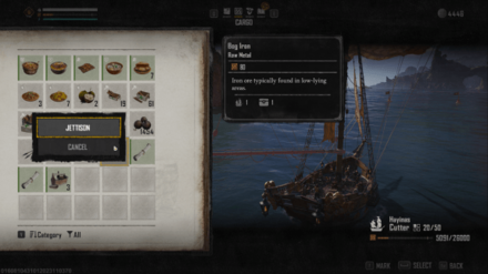 Skull and Bones - You Can Jettison Cargo While Sailing