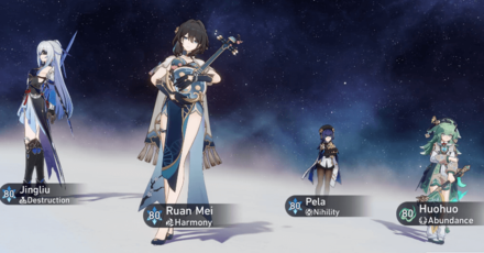 Honkai Star Rail - Sample Team Composition