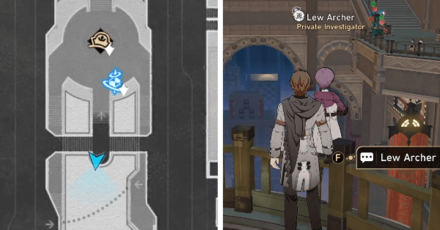 Honkai Star Rail - Clockwork Lew Archer Location in Golden Hour