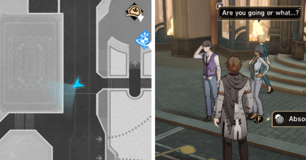 Honkai Star Rail - Angry Gear Location - People by the Road Crossing in Golden Hour