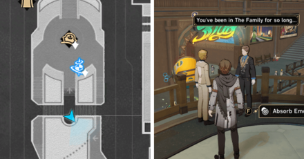 Honkai Star Rail - Angry Gear Location - Men South of the Clockie Plaza Space Anchor in Golden Hour