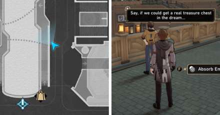 Honkai Star Rail - Happy Gear Location - People Thinking about Treasure Chests in Golden Hour