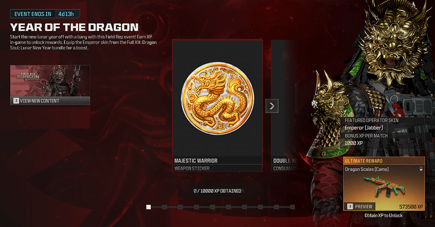 MW3 - Earn XP in Year of the Dragon