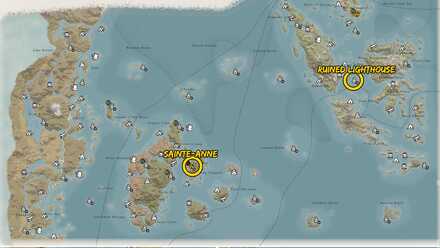 Ruined Lighthouse Location